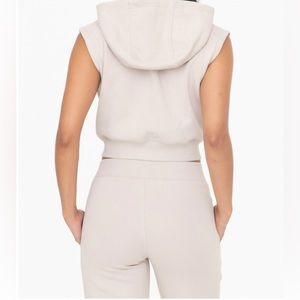 Cropped Puffer Jacket with Hood